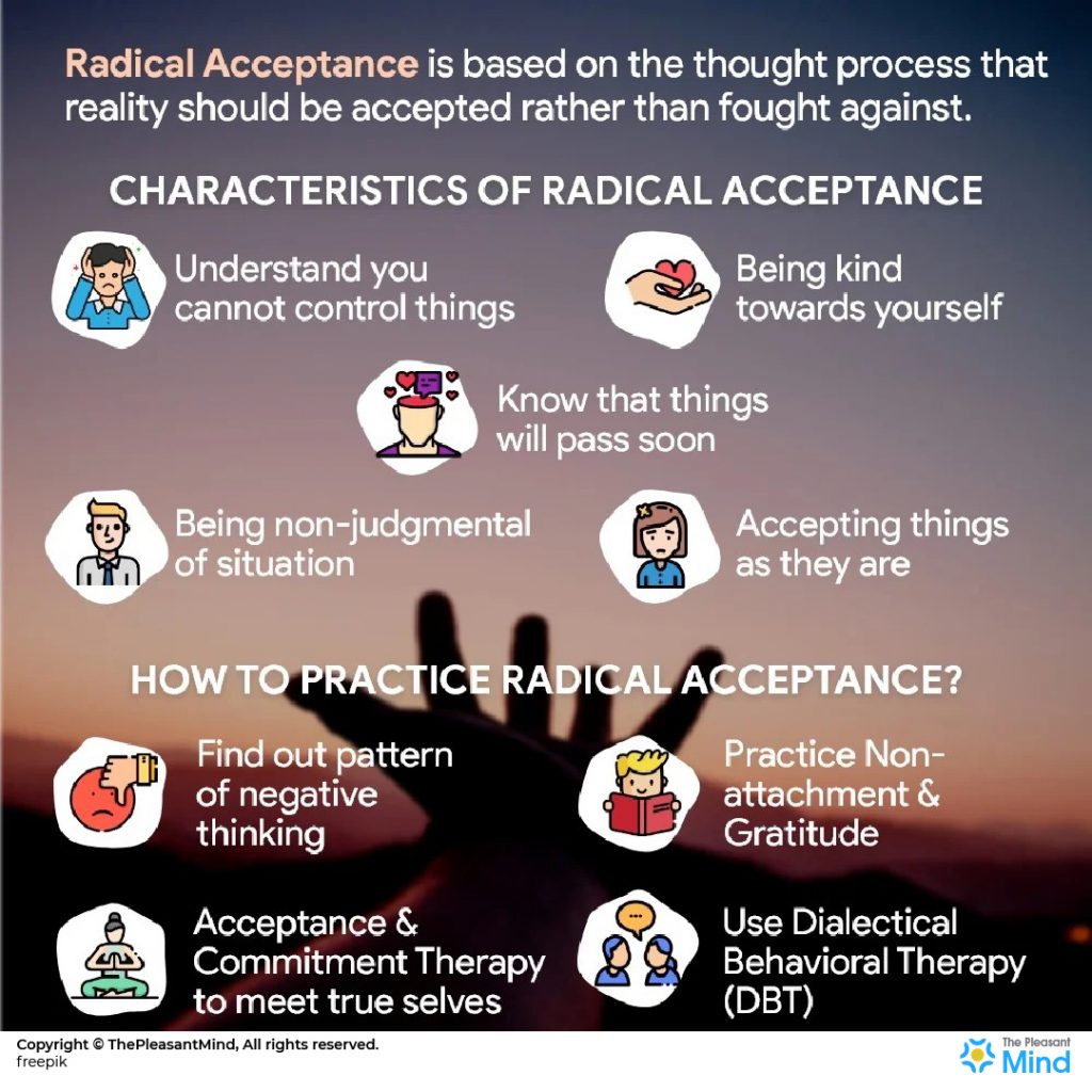 Different ways to practice radical acceptance