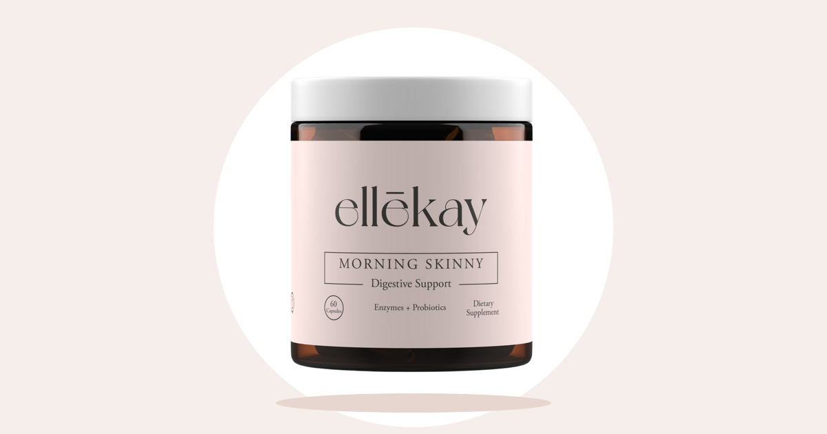 Ellekay Morning Skinny digestive support supplement jar