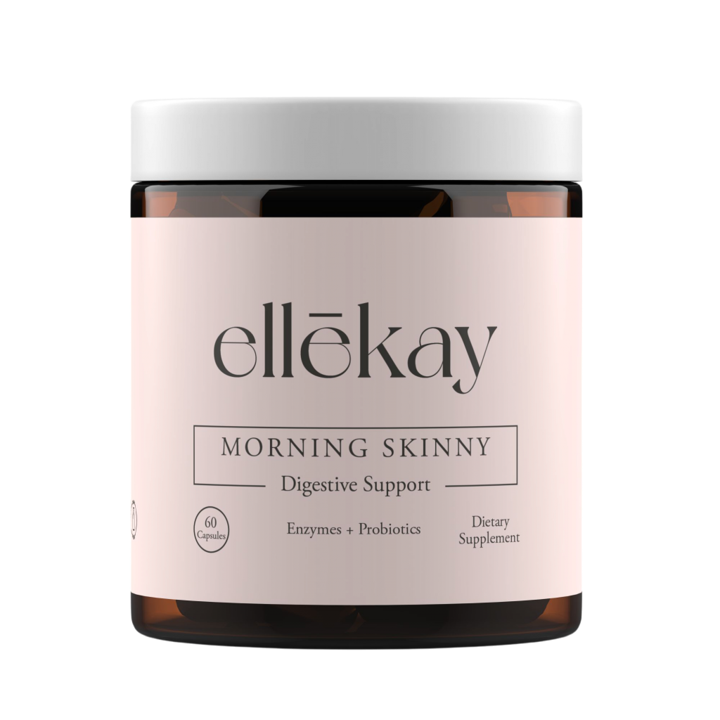 Ellekay Morning Skinny digestive support capsules jar
